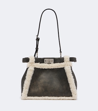 My Peekaboo® Small leather tote bag | Fendi