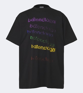 Logo cotton jersey T-shirt | Balenciaga
