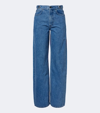 Cassie wide-leg jeans  | Slvrlake