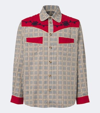 Camicia River City in popeline di cotone | Bode