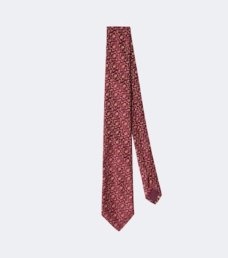 Silk jacquard tie | Charvet