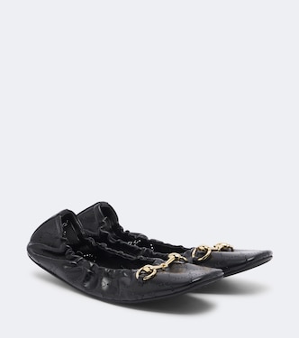 Prima GG leather ballet flats | Gucci