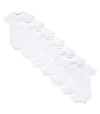 Baby set of 7 cotton onesies | Bonpoint