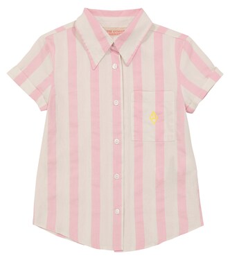 Striped short-sleeved cotton shirt | The Animals Observatory