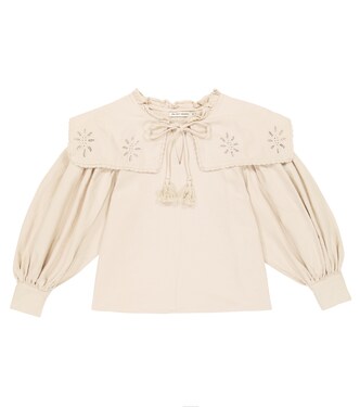 Geraldine cotton piqué blouse | The New Society