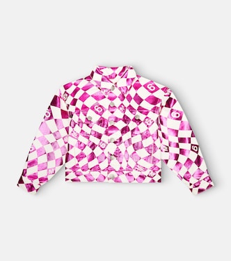 Veste en jean à carreaux | MM6 Maison Margiela Kids