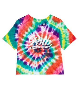 Logo tie-dye cotton jersey T-shirt | Polo Ralph Lauren Kids