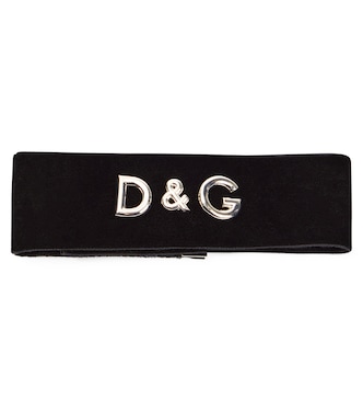 Logo velvet necklace | Dolce&Gabbana Kids