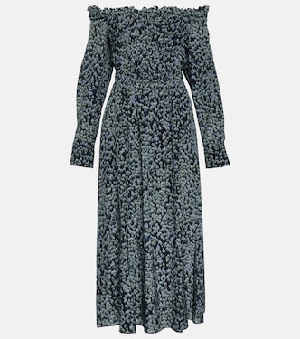 Lillian printed silk midi dress | Altuzarra