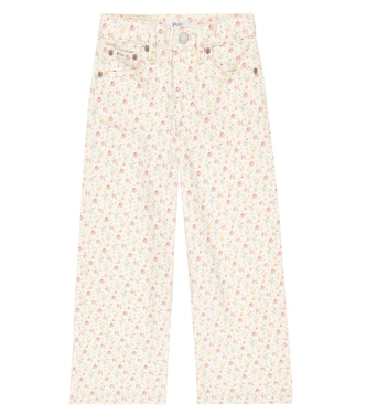 Floral cotton jeans | Polo Ralph Lauren Kids