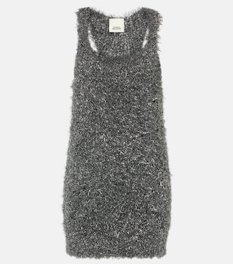 Windy metallic knit minidress  | Isabel Marant