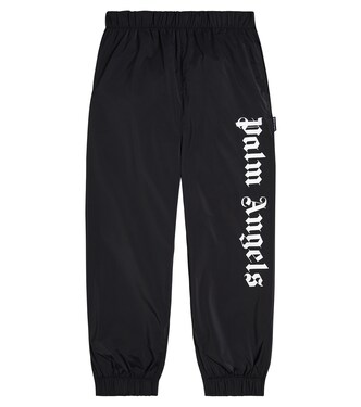 Logo cotton jersey sweatpants | Palm Angels Kids
