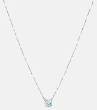 Collier Peekaboo en or blanc 18 ct, aigue-marine et diamants | Bucherer Fine Jewellery