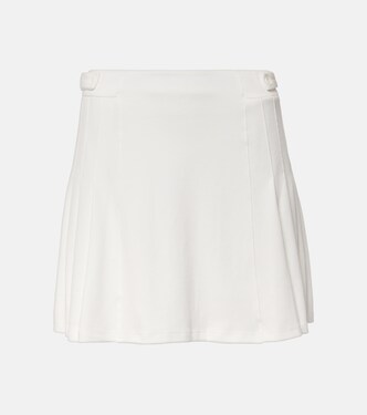 Pasadena Cher pleated cotton miniskirt | The Upside