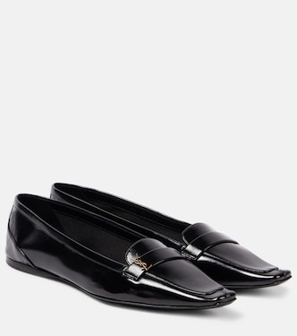 Poppy leather ballet flats | Saint Laurent