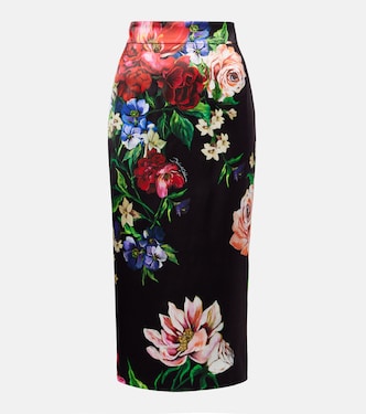 Floral midi skirt | Dolce&Gabbana