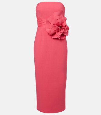 Robe bustier en crêpe à fleurs | Rebecca Vallance