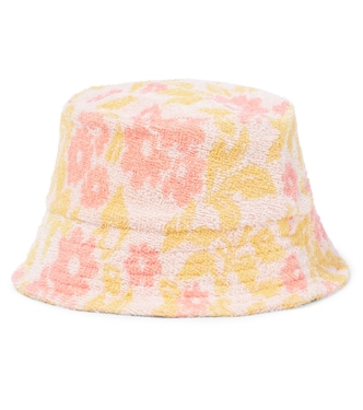 Lajik花卉棉质混纺毛巾布渔夫帽 | Louise Misha