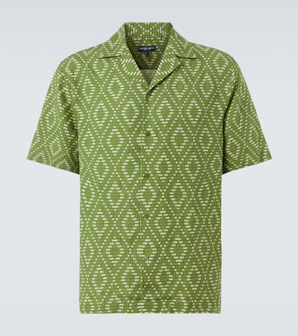 Bedrucktes Hemd Roberto aus Leinen | Frescobol Carioca