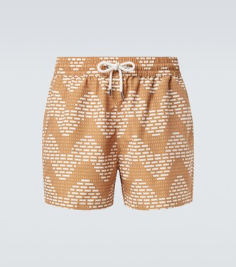 Bedruckte Badeshorts Rio | Frescobol Carioca