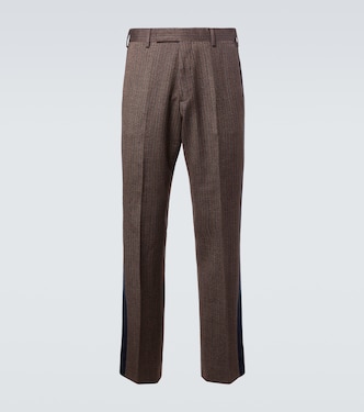 Alto pinstripe wool-blend slim pants | Wales Bonner
