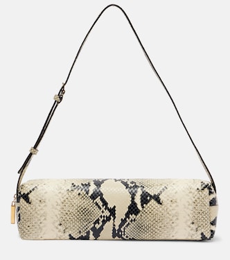 Kye Micro snake-effect leather shoulder bag | Khaite