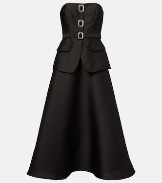 Robe midi à ornements | Self-Portrait