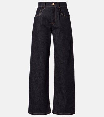 Mid-rise wide-leg jeans | Brunello Cucinelli