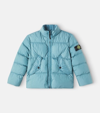 Compass down jacket | Stone Island Junior