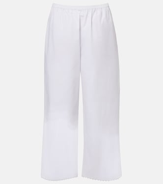 Weite Hose aus Baumwollpopeline | Róhe