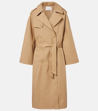 Riva oversized cotton trench coat | The Frankie Shop