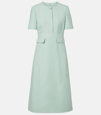 Robe midi VGold en Crêpe Couture | Valentino