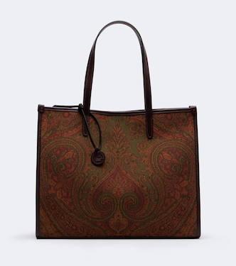  Arnica Large coated canvas tote bag | Etro