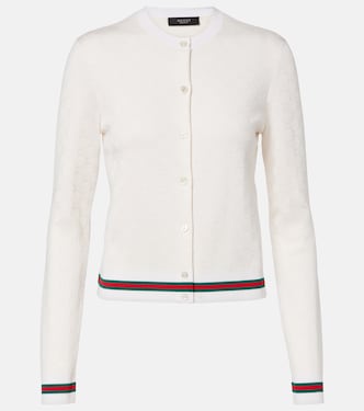 Cardigan GG aus Jacquard | Gucci