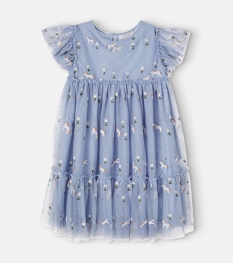 Embroidered tulle dress | Stella McCartney Kids