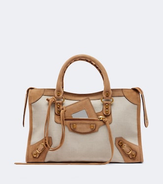 Le City Small canvas top-handle bag | Balenciaga
