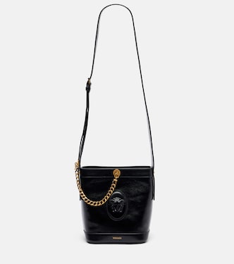 Medusa Mini leather bucket bag | Versace