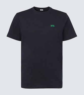 T-shirt in cotone con ricamo logo | Loewe