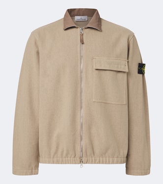 Wool-blend blouson jacket | Stone Island