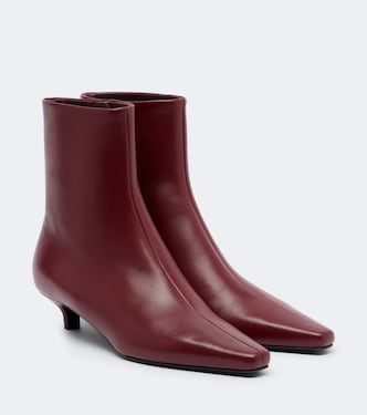 Ankle Boots aus Leder | Toteme