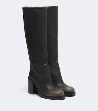 Alexandra leather knee-high boots | Paris Texas