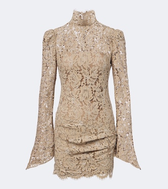 Agartha guipure lace minidress | De La Vali