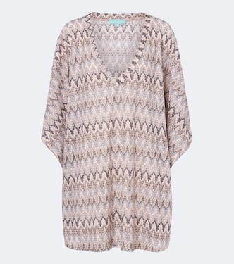 Josie chevron knitted kaftan | Melissa Odabash