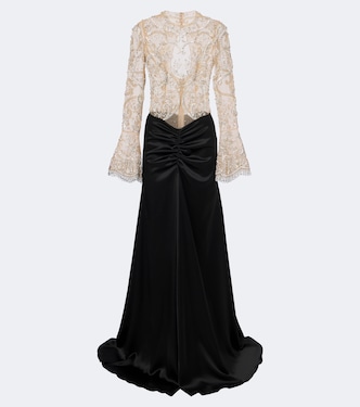 Embellished gathered gown | Georges Hobeika