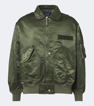 Chaqueta bomber de sarga en mezcla de algodón | Comme des Garçons Homme