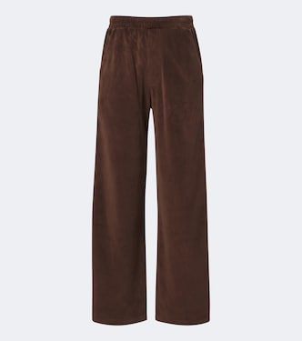 Brynn cotton-blend velour straight pants | Citizens of Humanity