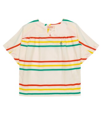 Lamb striped cotton T-shirt | The Animals Observatory