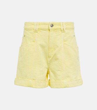 High-Rise Shorts Vetanio aus Denim | Isabel Marant