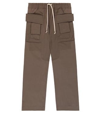 Wide-leg cotton cargo pants | Rick Owens Kids