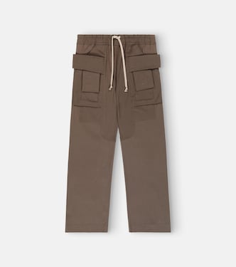 Wide-leg cotton cargo pants | Rick Owens Kids